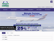 Tablet Screenshot of metodoturismo.com.br